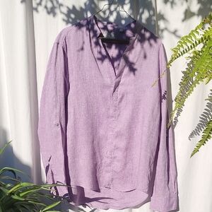 Purple Long Sleeve Shirt Large